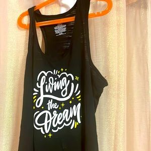 Slogan tank top